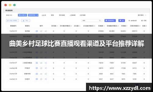 曲美乡村足球比赛直播观看渠道及平台推荐详解
