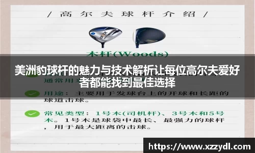 美洲豹球杆的魅力与技术解析让每位高尔夫爱好者都能找到最佳选择